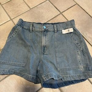 GAP Blue Jean Shorts High-Waisted Relaxed Fit